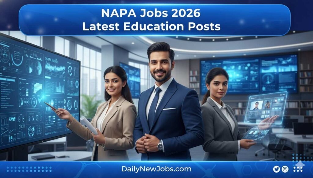 NAPA Jobs 2026 Latest Education Posts