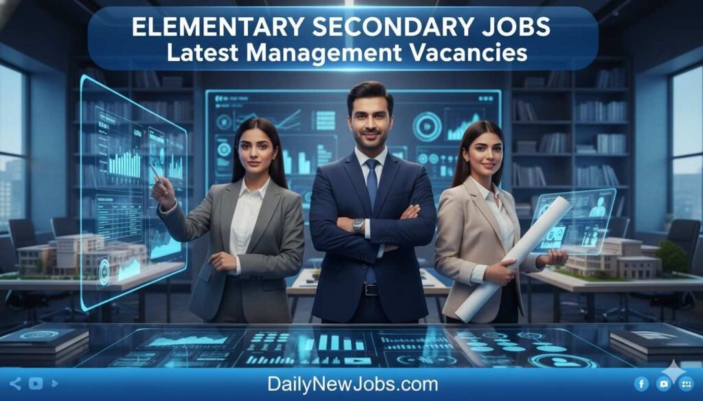 Elementary Secondary Jobs Latest Management Vacancies