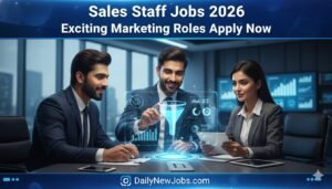 Sales Staff Jobs 2026 Exciting Marketing Roles Apply Now