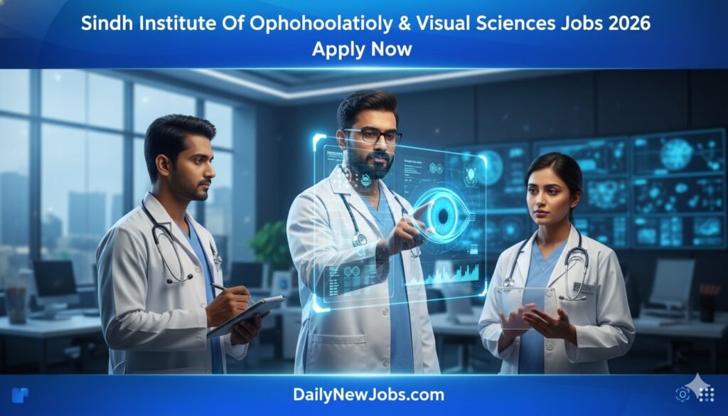 Sindh Institute Of Ophthalmology & Visual Sciences Jobs 2026 Apply Now