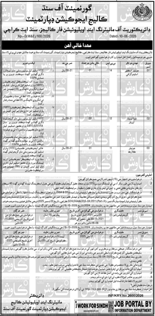 College Education Jobs apply now 