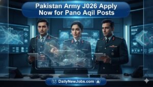 Pakistan Army Jobs 2026 Apply Now for Pano Aqil Posts