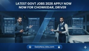 Latest Govt Jobs 2026 Apply Now for Chowkidar, Driver