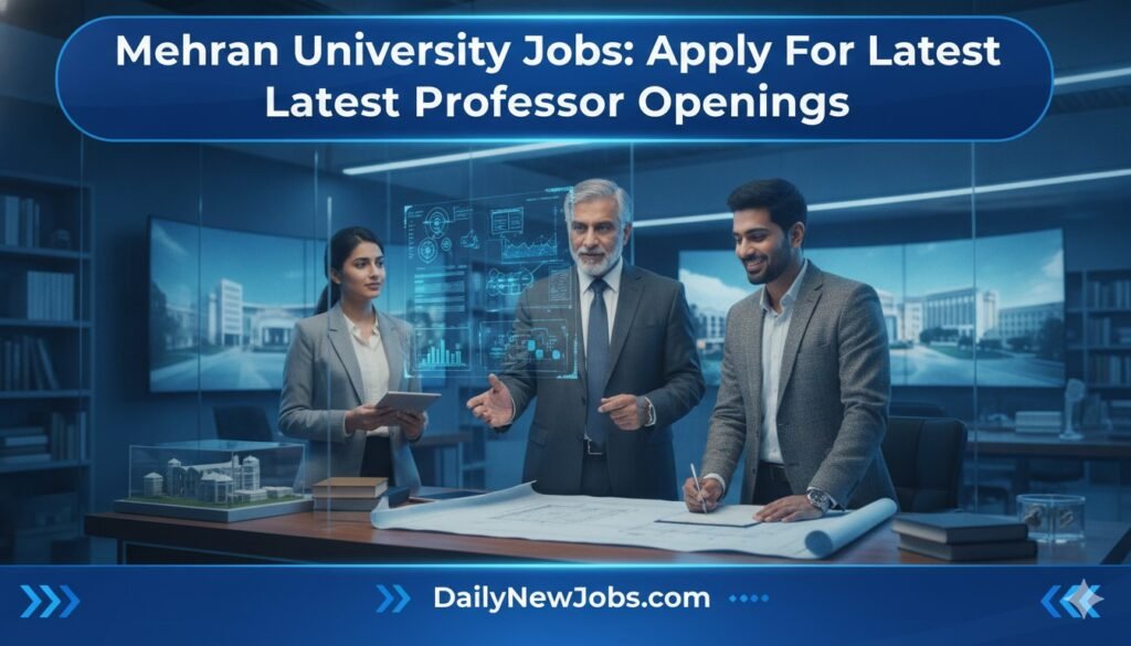 Mehran University Jobs: Apply For Latest Professor Openings