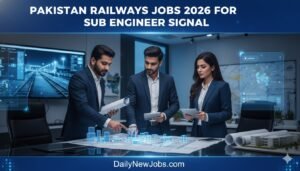 Pakistan Railways Jobs 2026 For Sub Engineer Signal