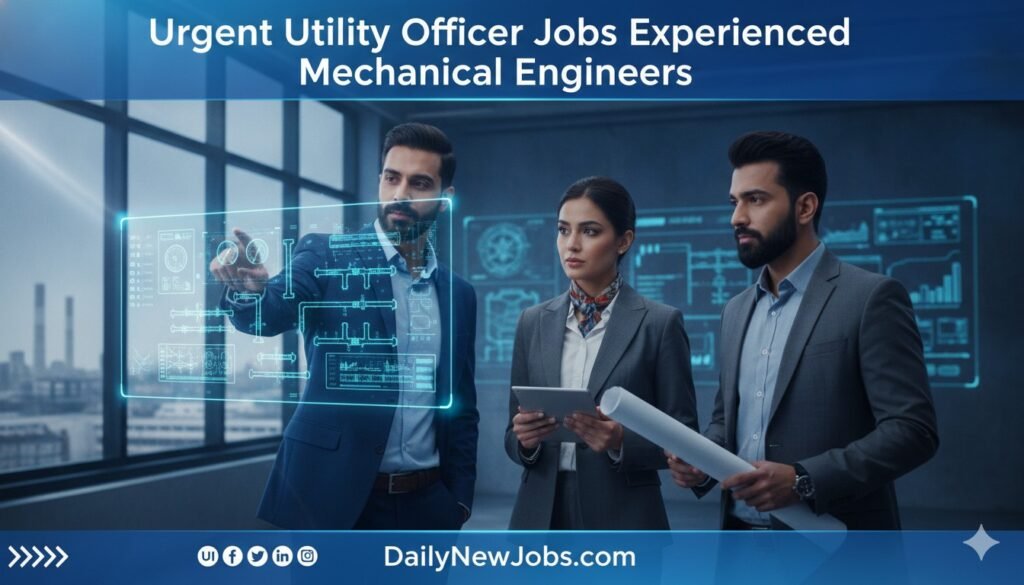 Urgent Utility Officer Jobs Experienced Mechanical Engineers