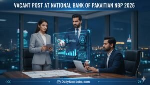 Vacant Post At National Bank Of Pakistan NBP 2026