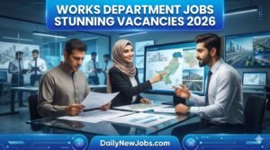 Works Department Jobs Stunning Vacancies 2026