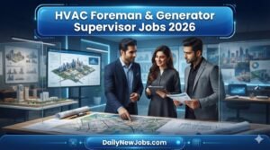 HVAC Foreman & Generator Supervisor Jobs 2026