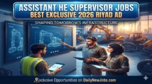 Assistant HE Supervisor Jobs Best Exclusive 2026 Riyadh Ads