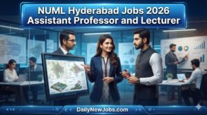 NUML Hyderabad Jobs 2026 Assistant Professor and Lecturer
