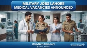 Military Jobs Lahore Medical Vacancies Announced