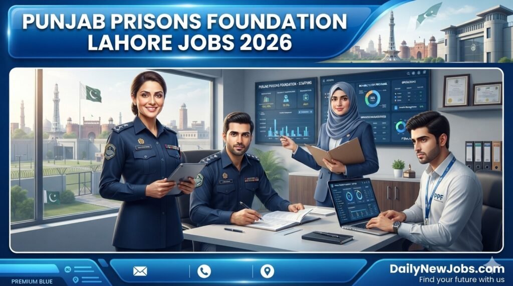 Punjab Prisons Foundation Lahore Jobs 2026