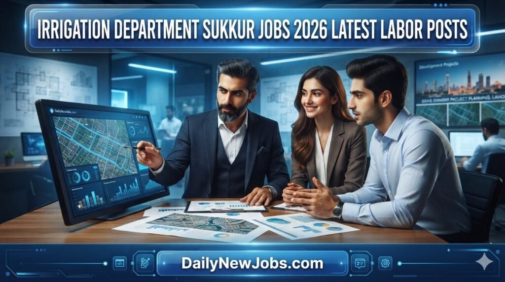 Irrigation Department Sukkur Jobs 2026 Latest Labor Posts