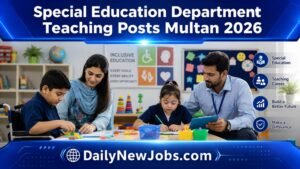 Special Education Department Teaching Posts Multan 2026