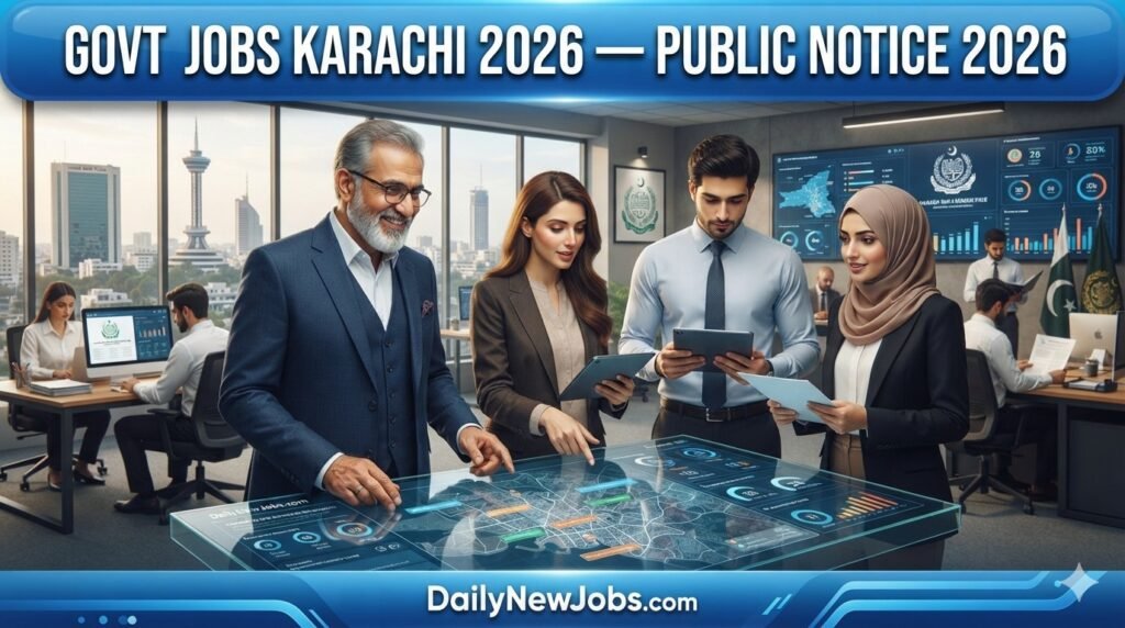 Govt Jobs Karachi 2026 — Public Notice 2026