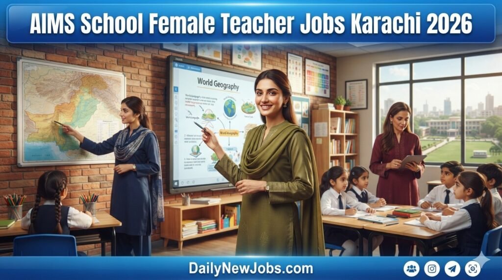 AIMS School Female Teacher Jobs Karachi 2026