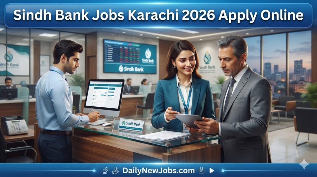 Sindh Bank Jobs Karachi 2026 Apply Online