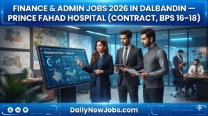 Prince Fahad Hospital Finance and Admin Jobs 2026 Dalbandin