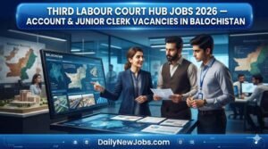 Third Labour Court Hub Balochistan jobs advertisement 2026