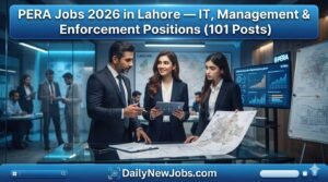 PERA Punjab Enforcement and Regulatory Authority jobs corrigendum Lahore 2026