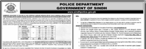 Sindh Police Jobs 2026 - Apply Now