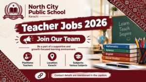 North City Public School Karachi Teacher Jobs 2026 feature image