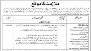 Khairpur Medical College faculty jobs advertisement 2026