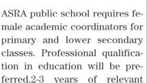 School academic leadership career opportunity illustration