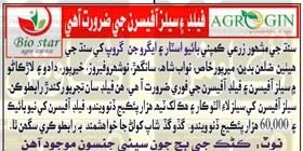 Bio Star Agrogin Group field sales officer job advertisement Sindh 2026