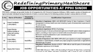 PPHI Sindh jobs 2026
